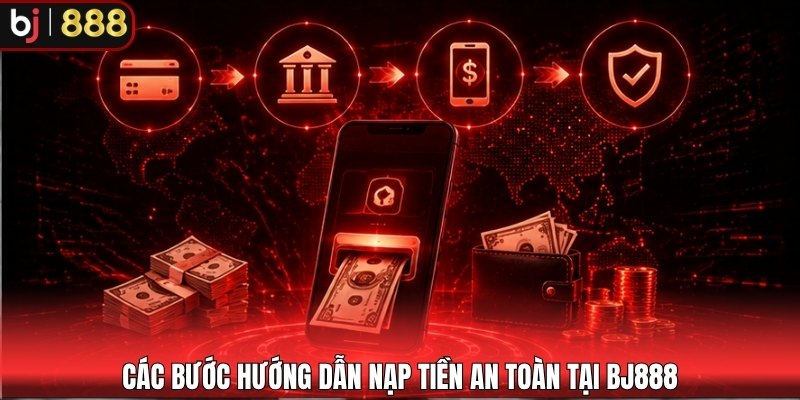 Các bước hướng dẫn nạp tiền an toàn tại BJ888