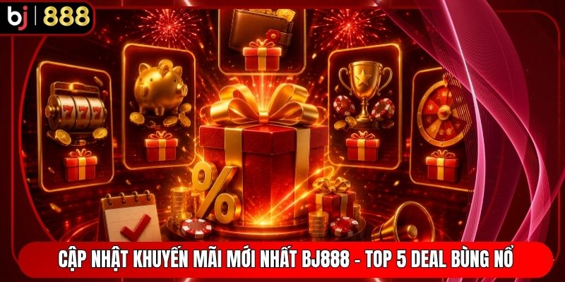 Cập Nhật Khuyến Mãi Mới Nhất BJ888 - Top 5 Deal Bùng Nổ