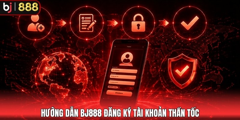 Hướng dẫn BJ888 đăng ký tài khoản thần tốc