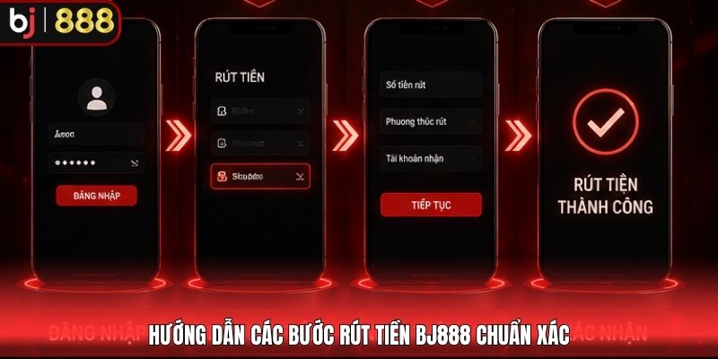 Hướng dẫn các bước rút tiền BJ888 chuẩn xác