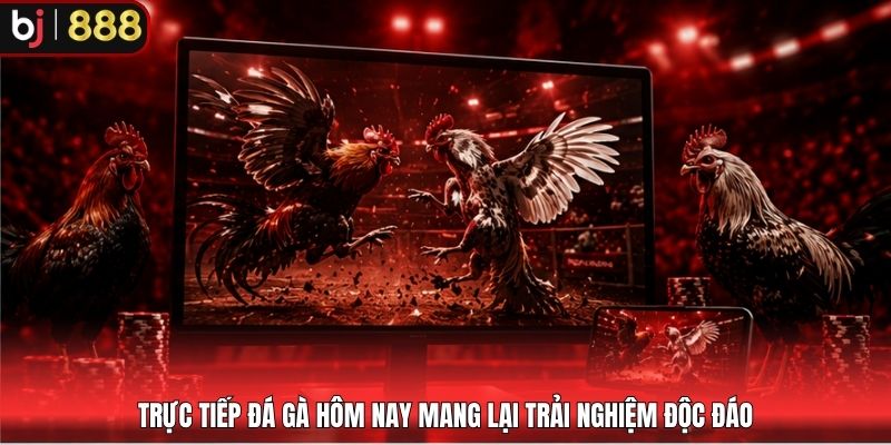 Trực tiếp đá gà hôm nay mang lại trải nghiệm độc đáo